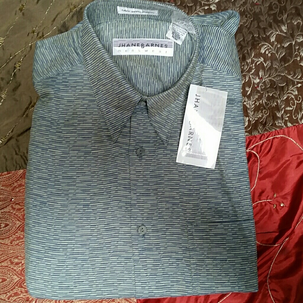 Jhane Barnes Men's Shirt M New long sleeve